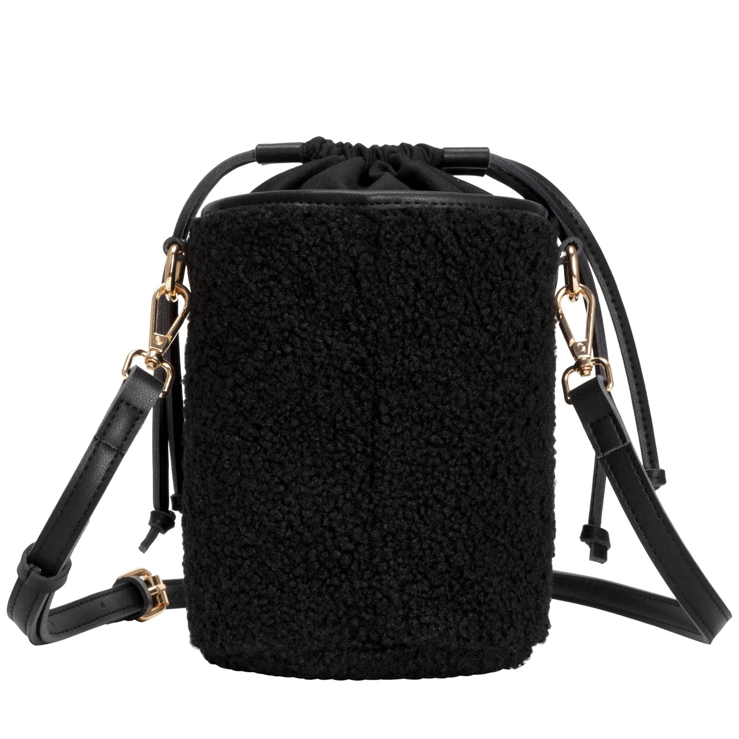 Every Other drawstring sherpa bag