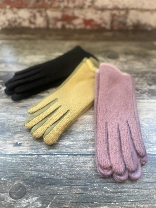 Furry gloves