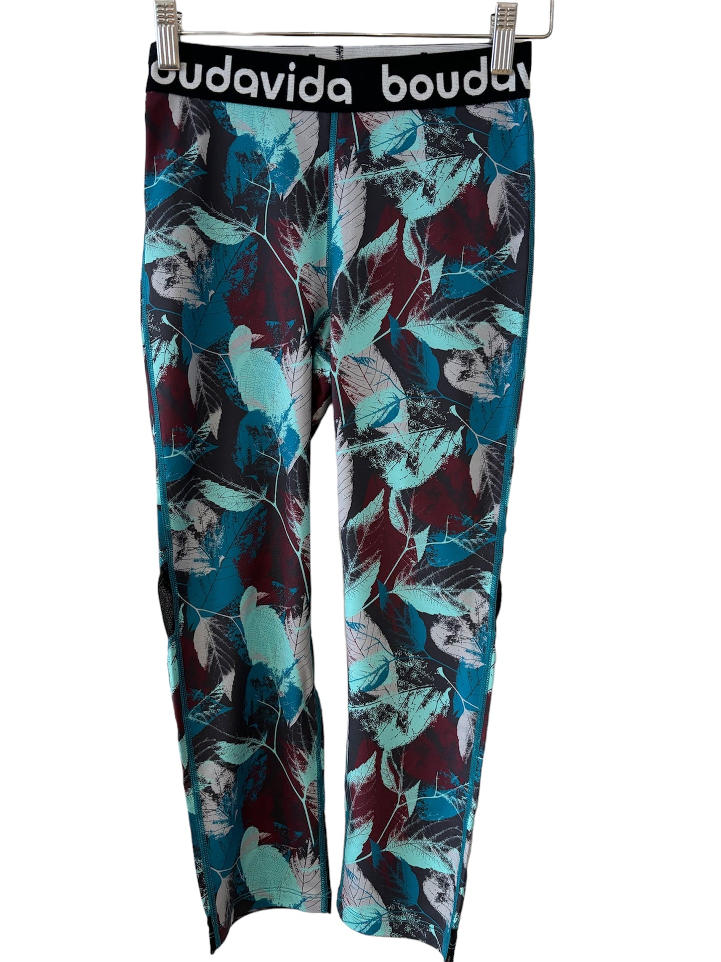 Boudavida leaf print leggings