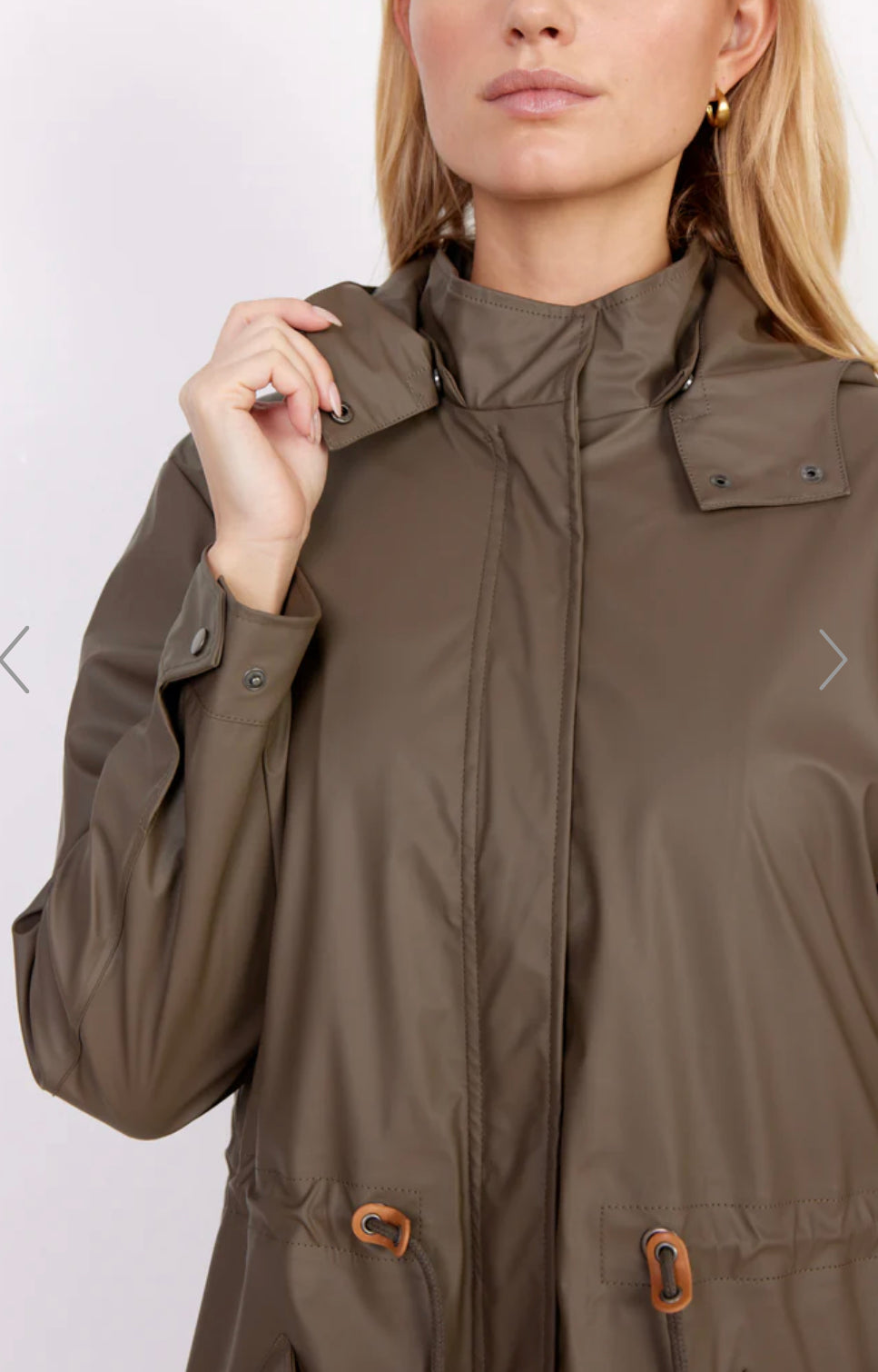 Soya Concept Alexa 1 Coat in Dark Green