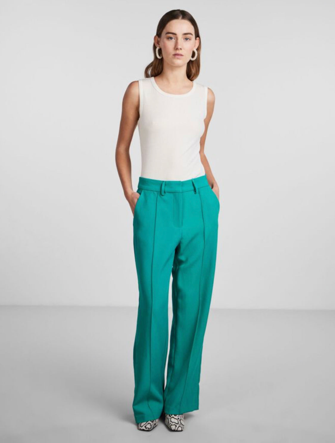 Jella High Waisted Trousers from YAS Apparel